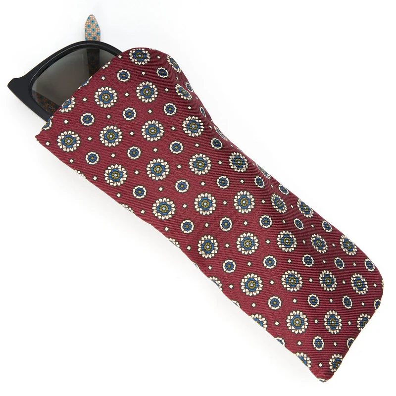 BURGUNDY GLASSES CASE
