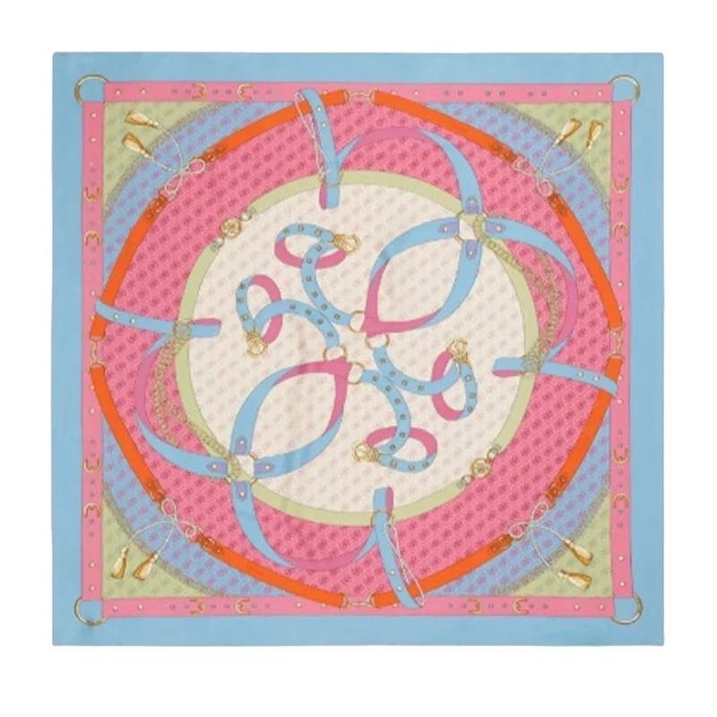 Foulard Donna 120 x 120 cm GUESS Colore Fuchsia Multi
