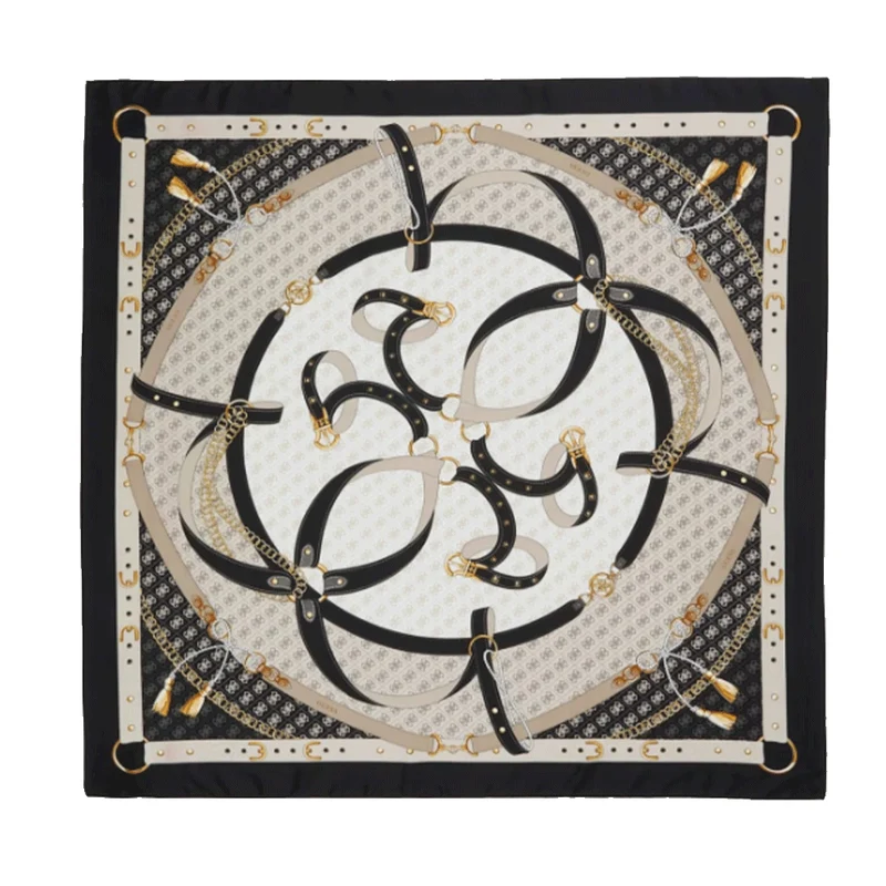 Foulard Donna 120 x 120 cm GUESS Colore Nero