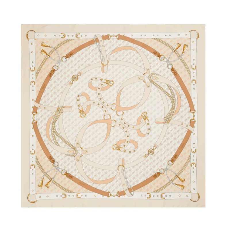Foulard Donna 120 x 120 cm GUESS Colore Ivory