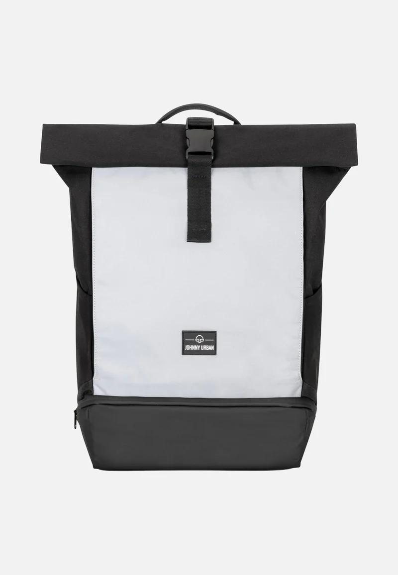 Allen Large Black Reflective - Rolltop Backpack