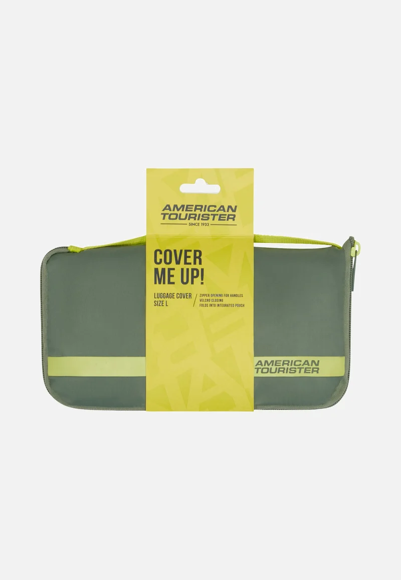 Foldable L Olive/Lime - Luggage Cover
