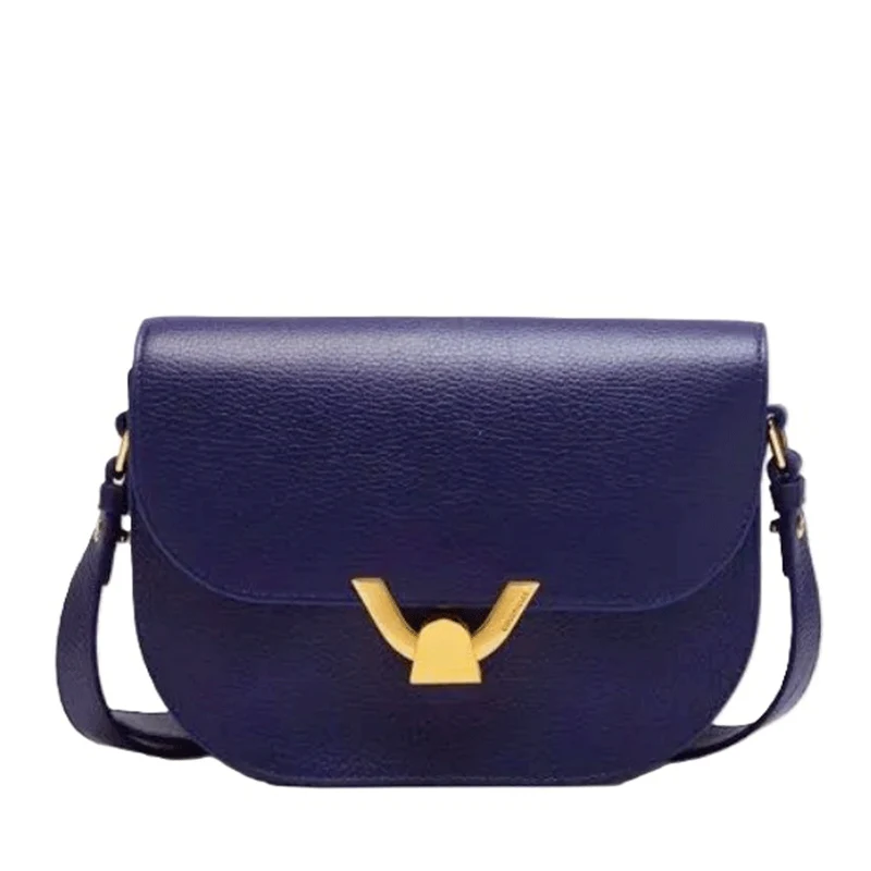 Borsa Donna a Tracolla COCCINELLE in Pelle Royal Blue linea Dew Small