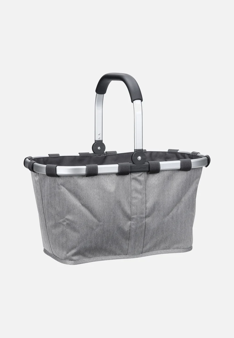Carrybag Herringbone Grey - Shopping Basket
