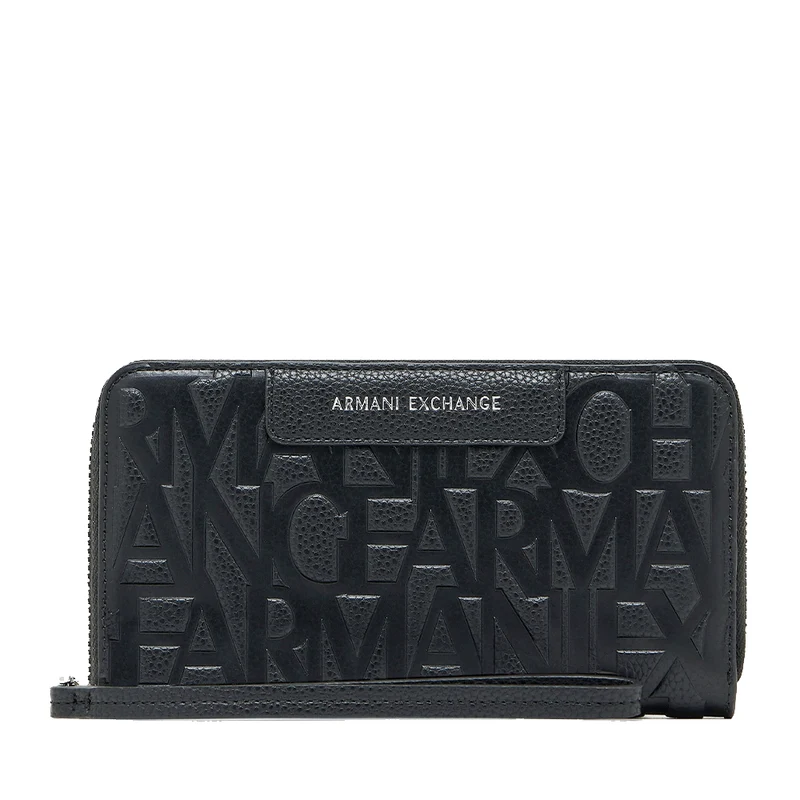 Portafoglio Donna Zip Around ARMANI EXCHANGE colore Nero