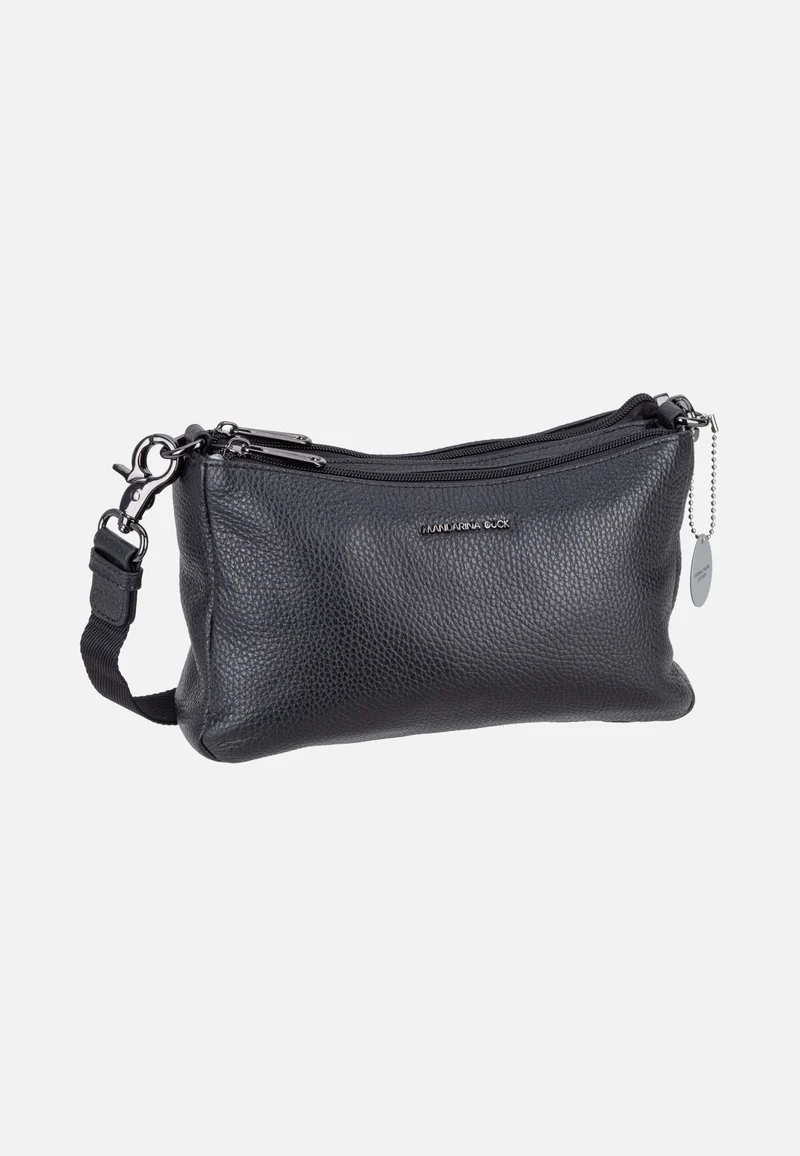 Mellow Leather Double Zipped FZTA8 Nero - Crossbody Bag