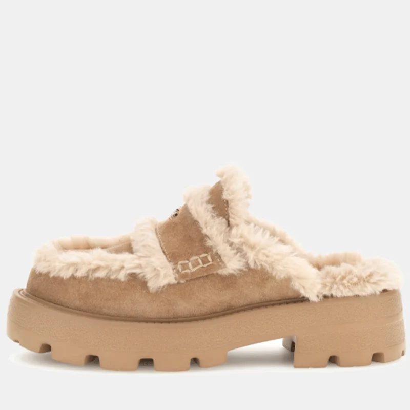 Sabot Imbottiti GUESS con Tacco Linea Yaneta colore Natural