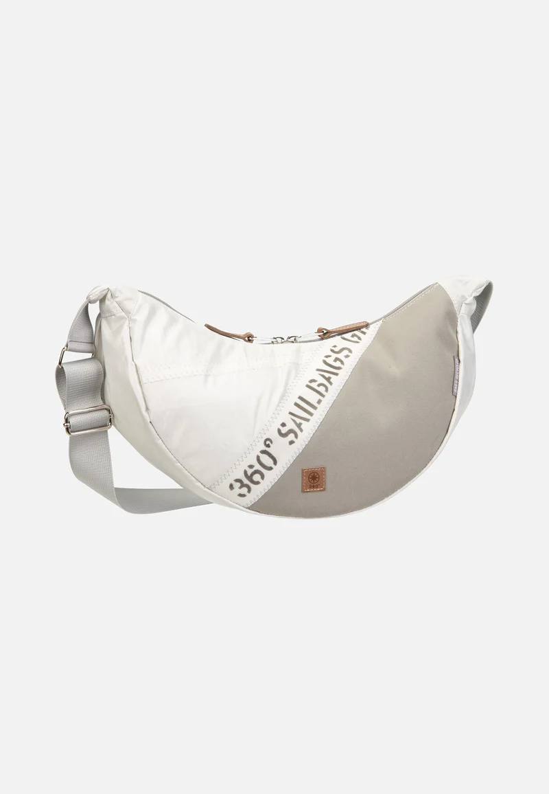 Roop L Stencil Weiss/Grau - Sling Bag