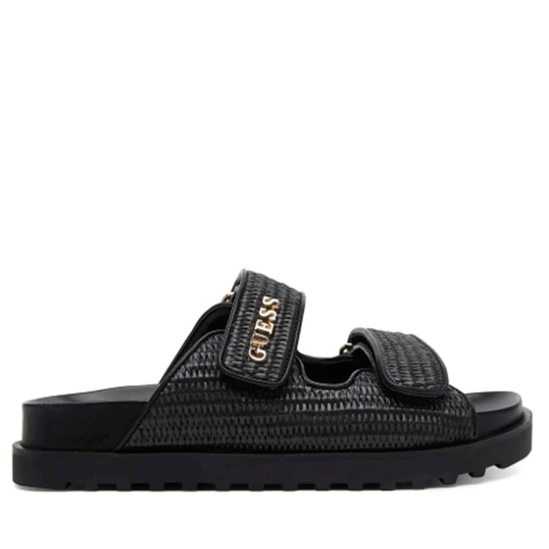Ciabatte Donna GUESS Linea Fadelize Colore Nero con Doppia Fascia