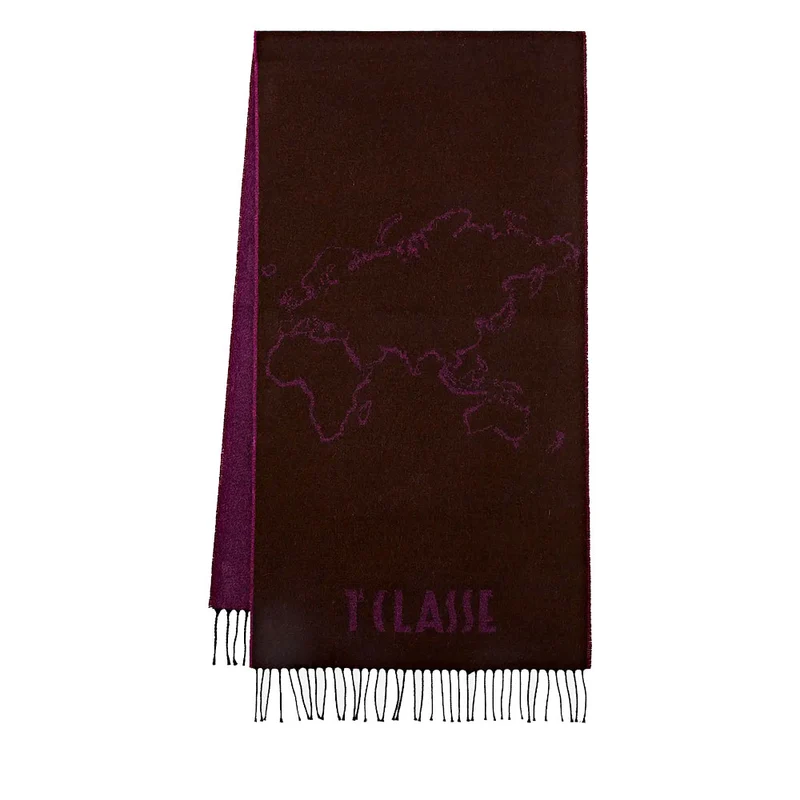 Sciarpa 40 x 170 cm 1A Classe Alviero Martini linea Geo Filetto Mogano S606