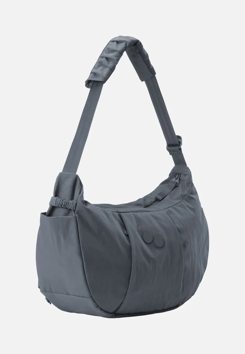 Krumm Large Crinkle Grey - Hobo Bag