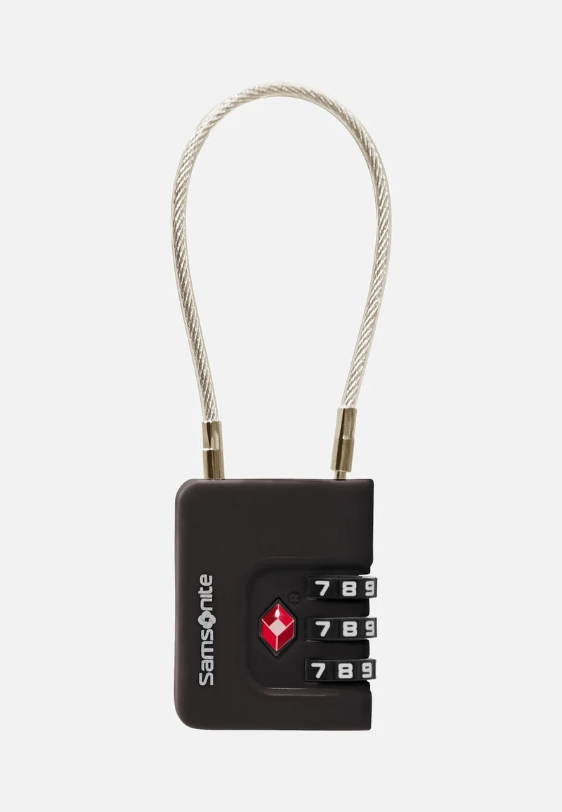 Cablelock 3 Dial TSA Black - Lock-Onesize