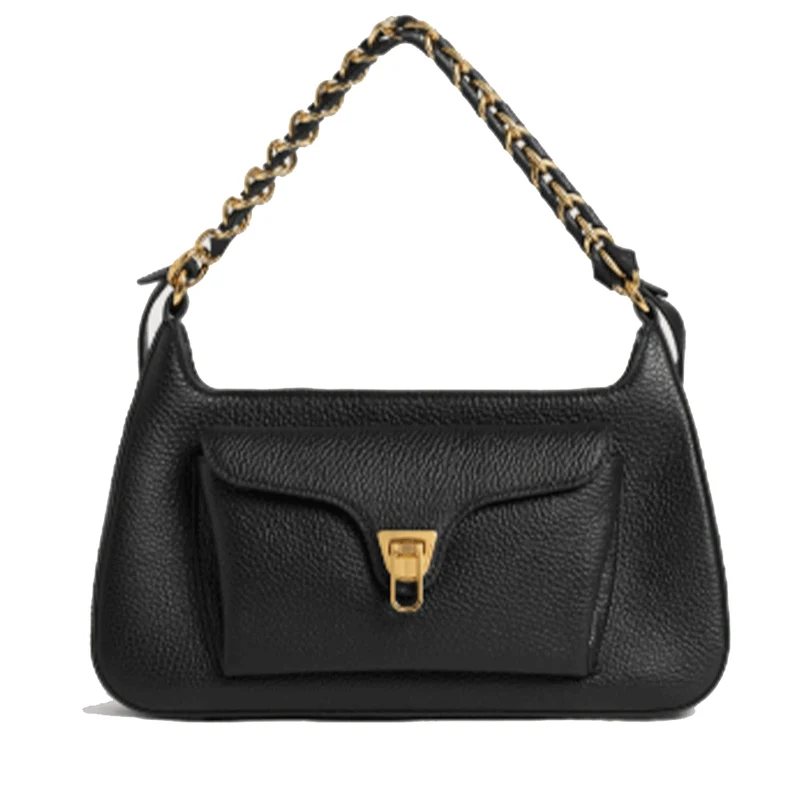 Borsa Donna a Mano COCCINELLE in Pelle linea Beat Generation Medium Colore Nero