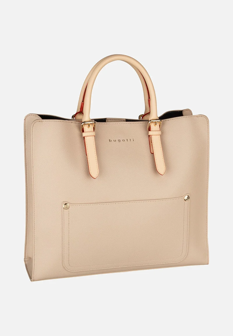Ella Top Handle L Beige - Tote Bag