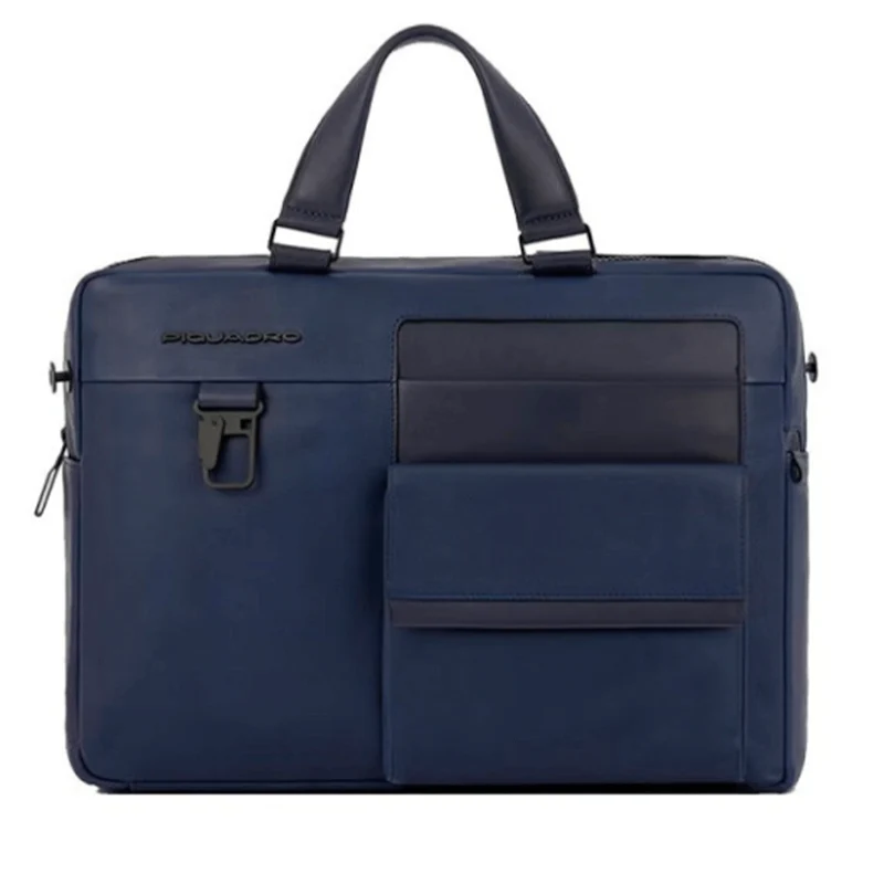 Cartella PIQUADRO Porta Pc 14" Linea Finn in Pelle Blu - CA1903S123