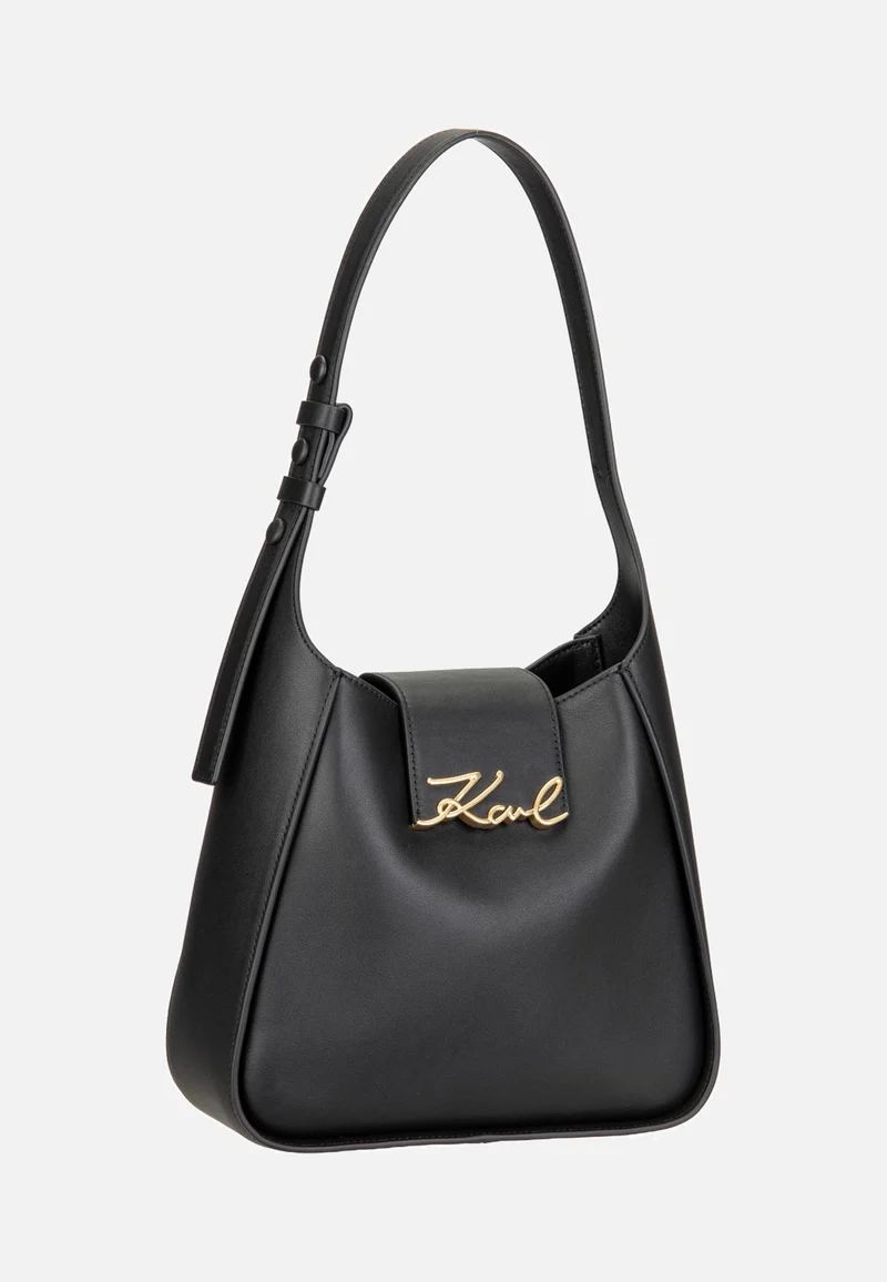 K/Signature Hobo Black - Hobo Bag