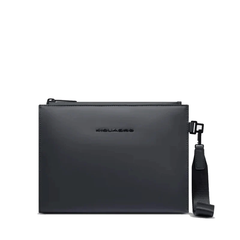 Pochette PIQUADRO in Tessuto Gommato Nero Linea Corner 2.0 Misura Piccola - AC6837C2OW