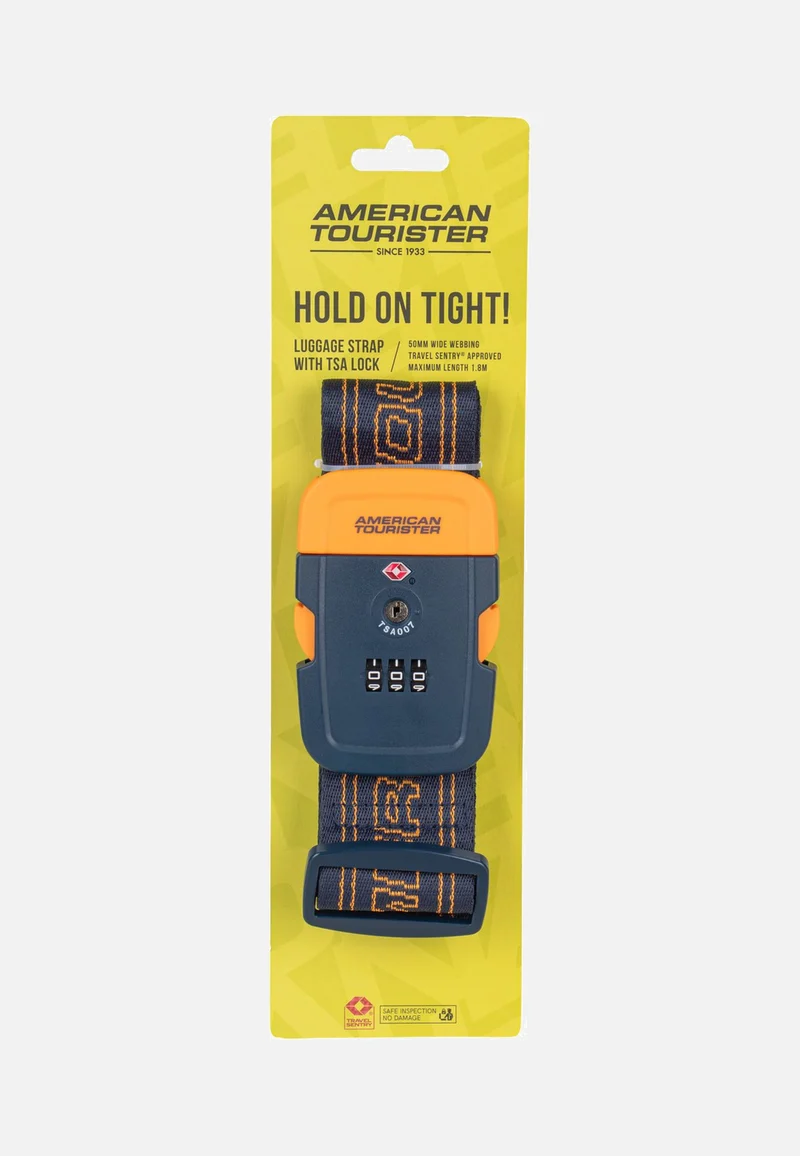 Luggage Belt TSA Navy/Orange - Accessories