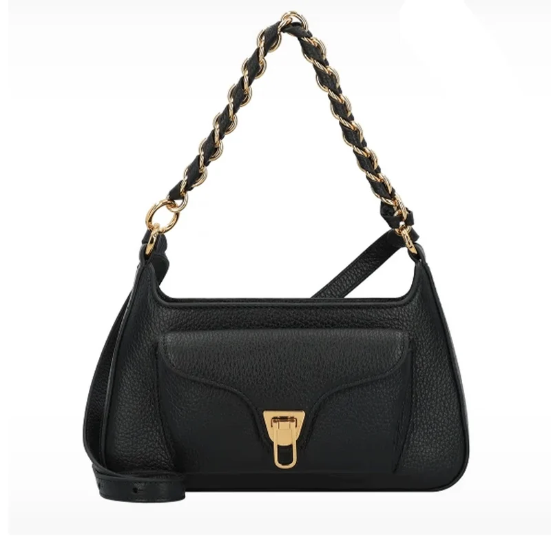 Borsa Donna a Spalla COCCINELLE in Pelle linea Beat Generation Small Colore Nero