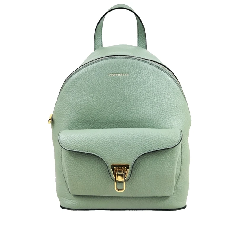 Zaino Donna COCCINELLE in Pelle Linea Beat Generation colore Greenery