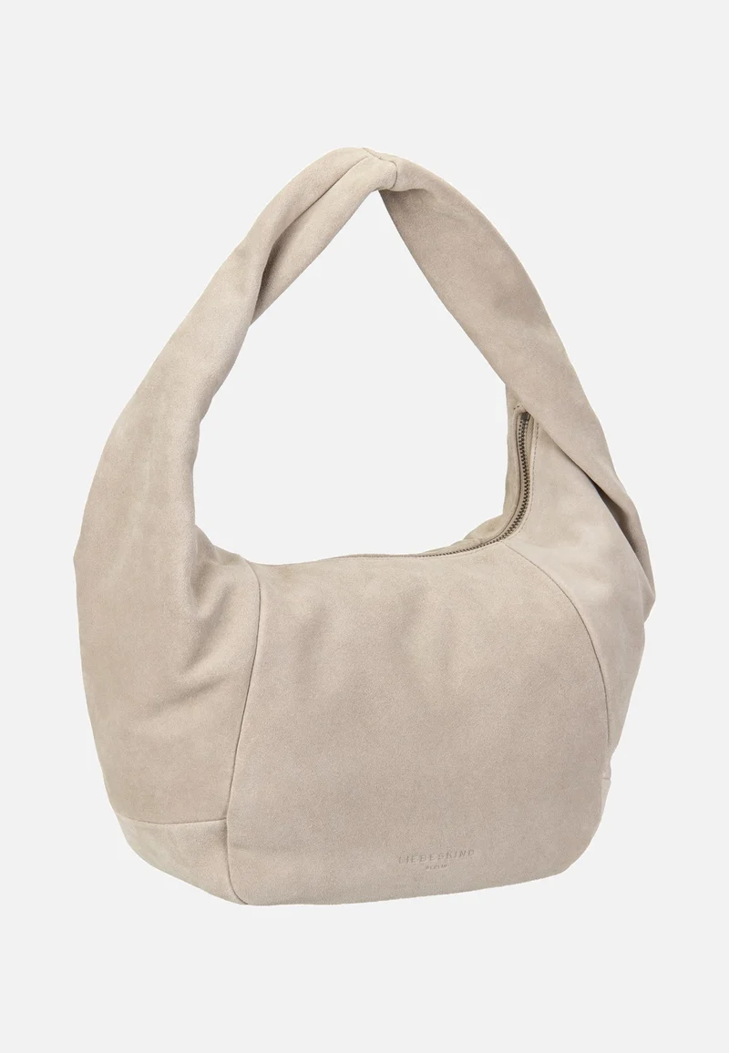 Farrah II Hobo M Hydro Suede Beige - Hobo Bag