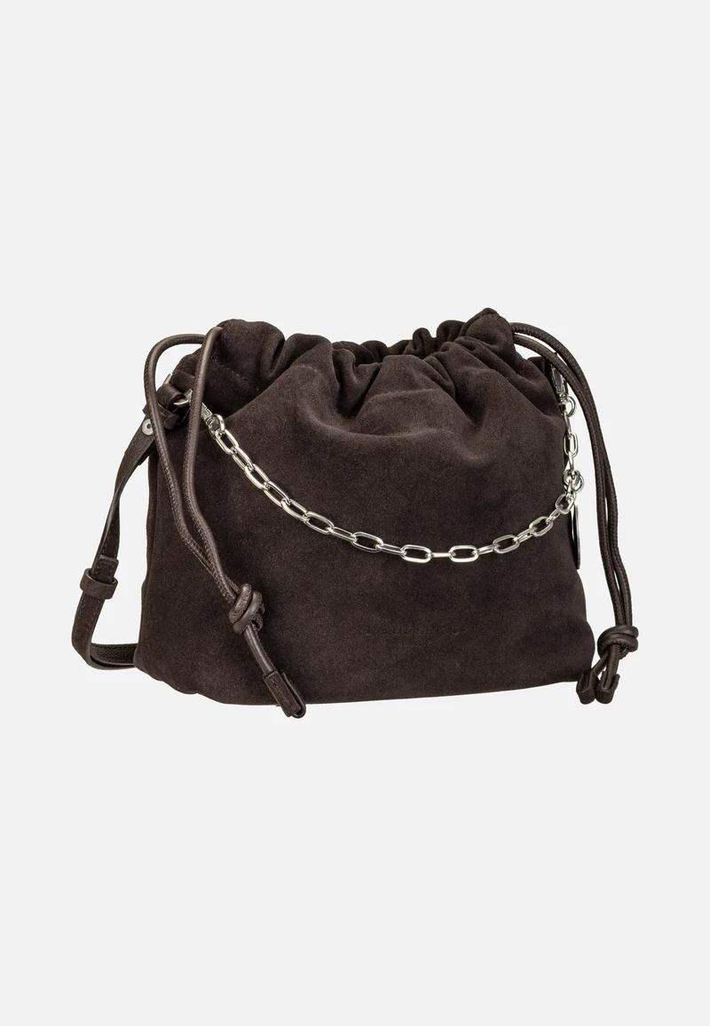 Lya II Hobo S Hydro Suede Deep Soil - Bucket Bag