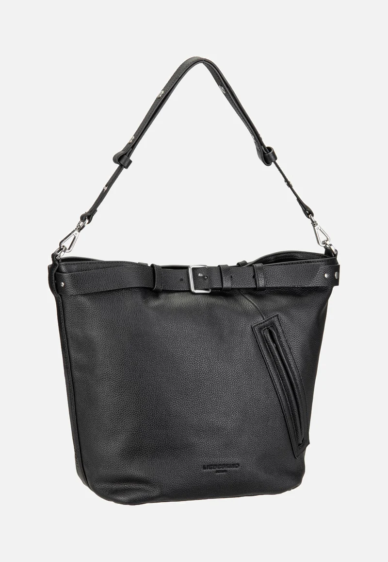Zita Hobo L Small Pebble Black - Hobo Bag