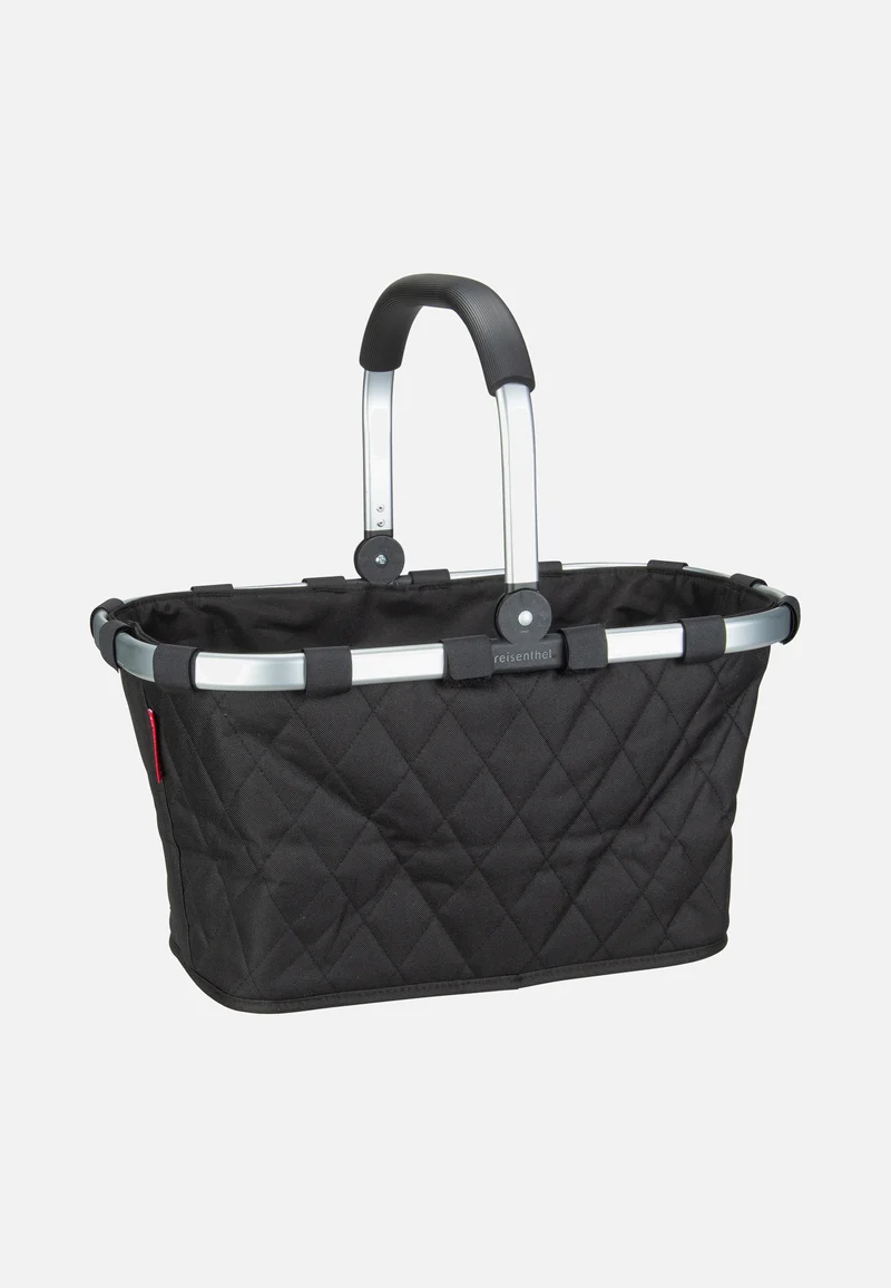Carrybag Rhombus Black - Shopping Basket