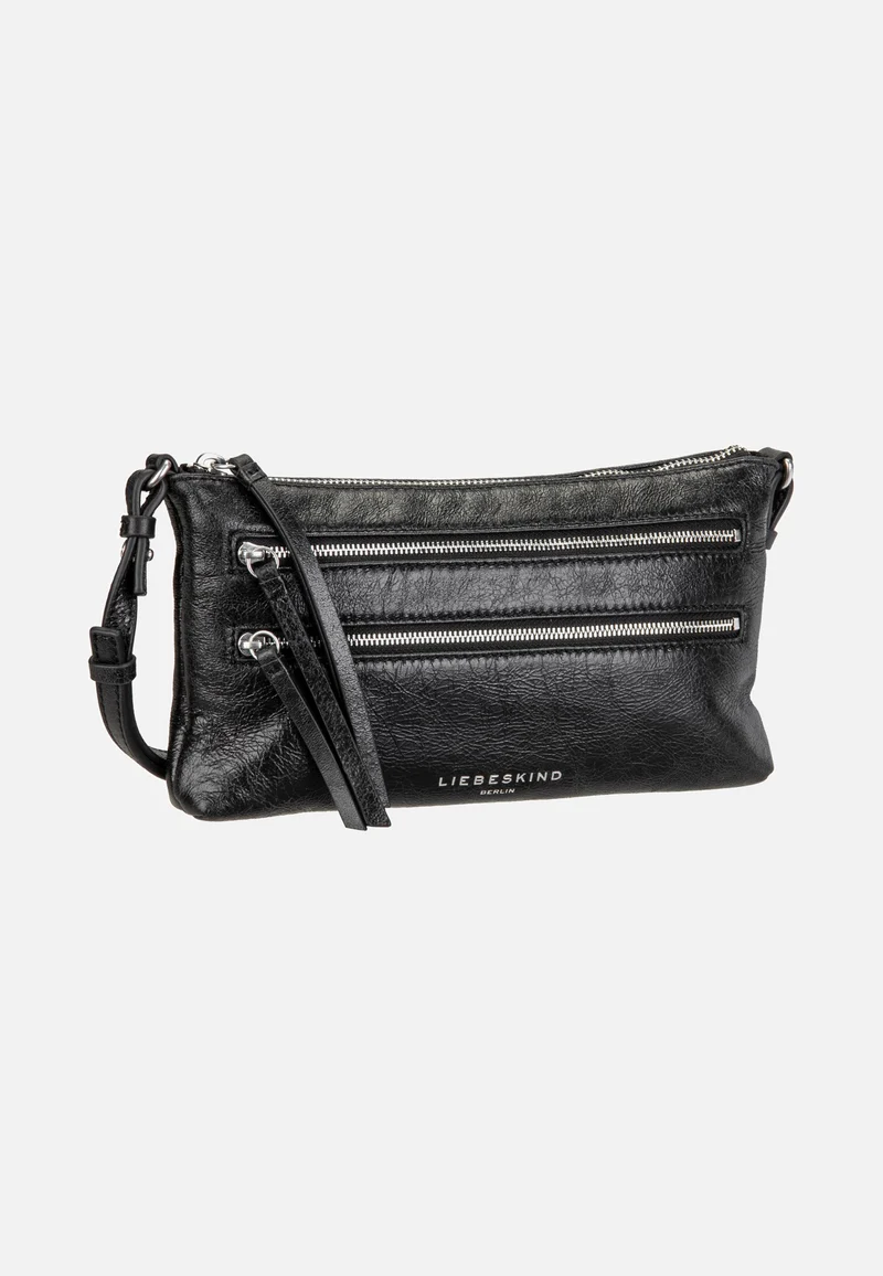 Zena S Single Lamb Crunch Black - Crossbody Bag