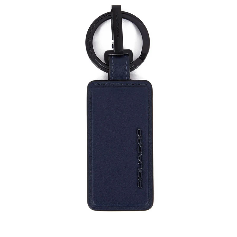 Portachiavi Uomo con Moschettone PIQUADRO in Pelle Blu Linea Tiger - PC6209W122