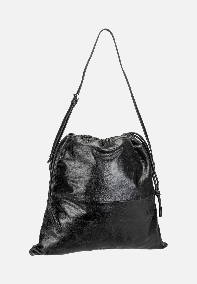 Lya II Hobo Lamb Crunch Black - Hobo Bag