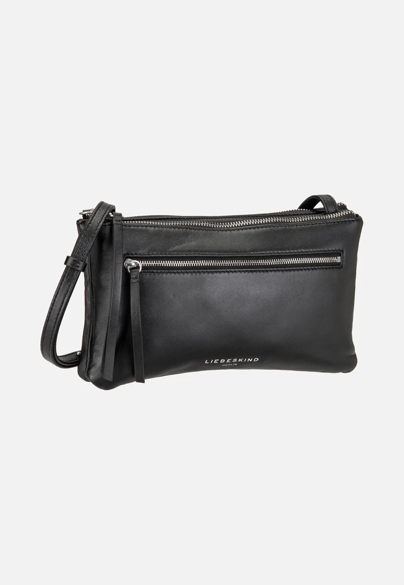 Zena S Indian Sheep Double Black - Crossbody Bag