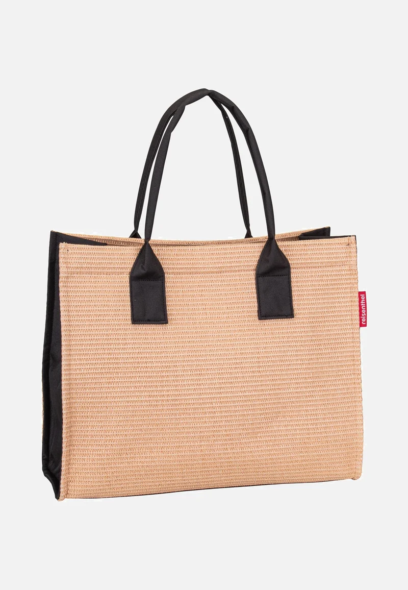 Daily Shopper Raffia Black - Tote Bag