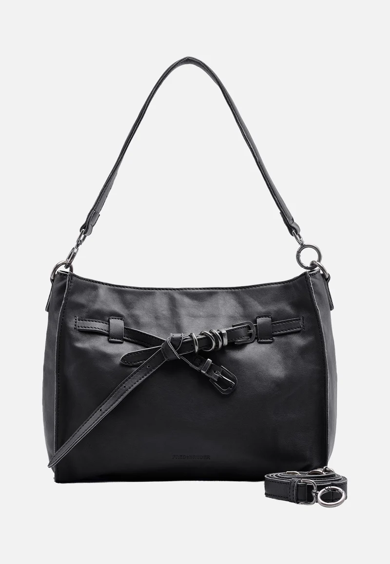 Belted With Love Shoulderbag Black - Shoulder Bag