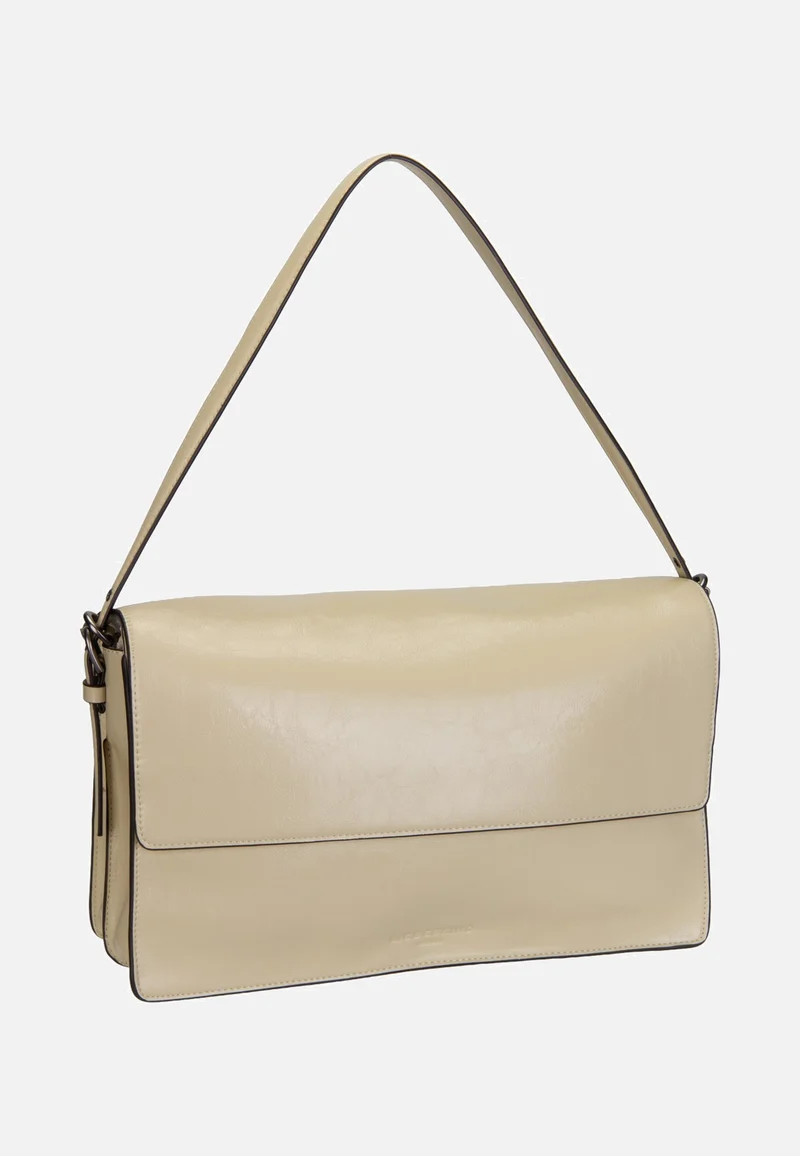 Audrey M Lack Distressed Biscotti - Shoulder Bag
