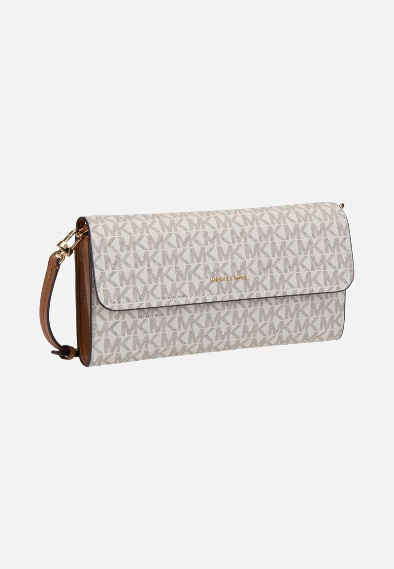 Jet Set SM Ew Flap Crossbody Vanilla/Acorn - Evening Bag
