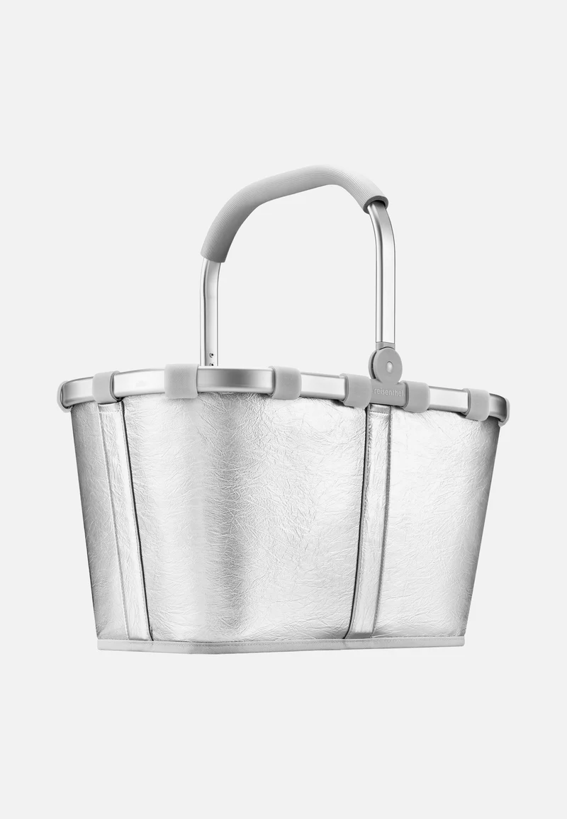 Carrybag Silver Crackle - Shopping Basket
