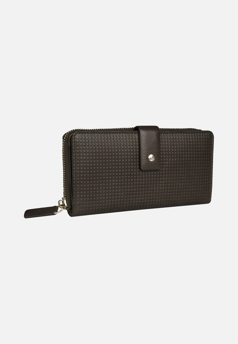 Noemi Ladies Long Zip Wallet Brown - Wallet