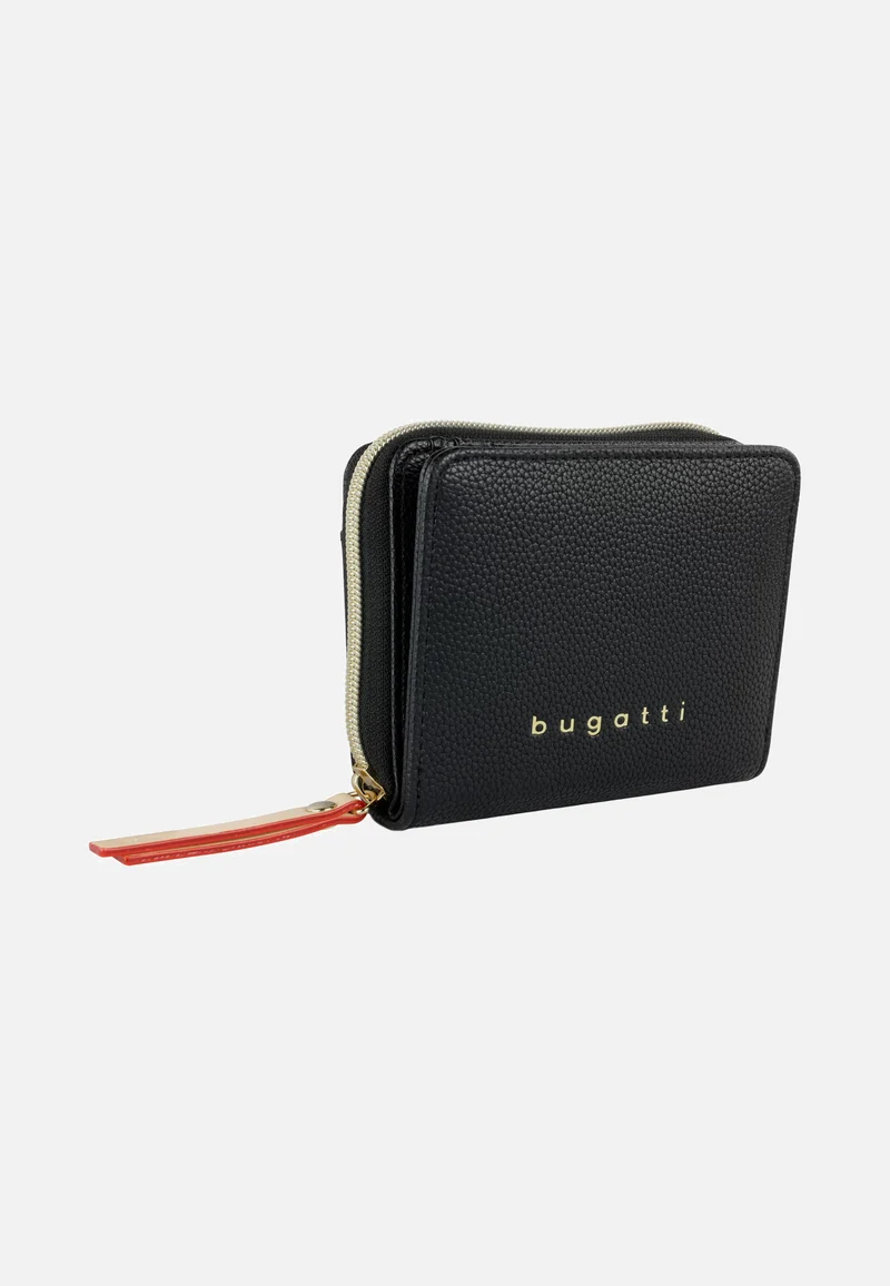 Ella Zipped Ladies Purse Black - Wallet