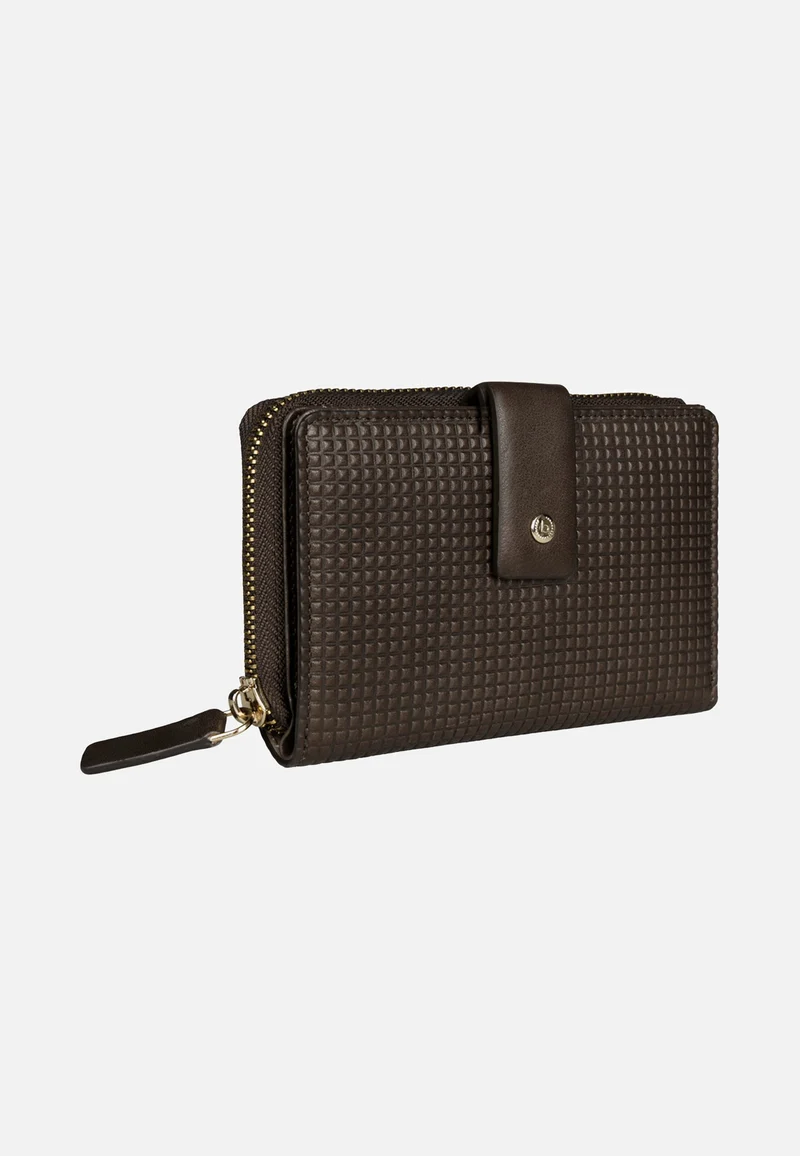 Noemi Ladies Zip Wallet M Brown - Wallet