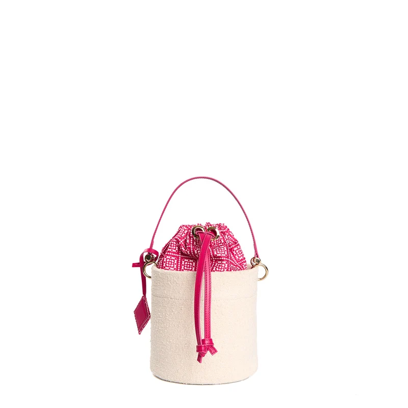 FUCHSIA BASKET BAG
