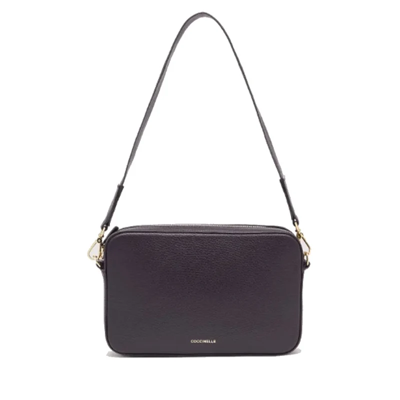 Borsa Donna a Tracolla COCCINELLE Linea Tebe Colore Prune