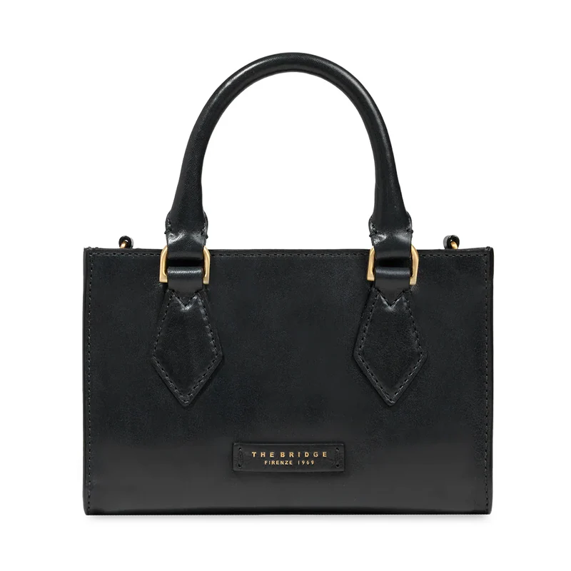 Borsa Donna a Mano THE BRIDGE linea Ida in Pelle Nera