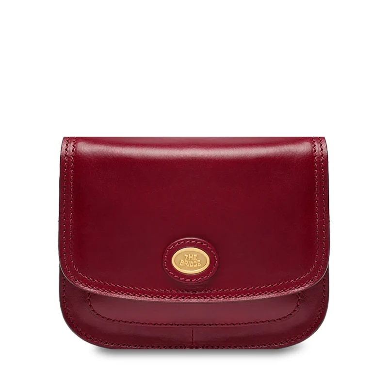Borsa Donna a Tracolla Small THE BRIDGE linea Story in Pelle Rossa