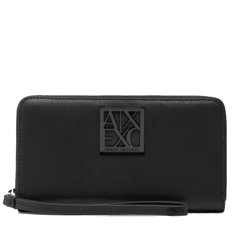 Portafoglio Donna Zip Around ARMANI EXCHANGE colore Nero