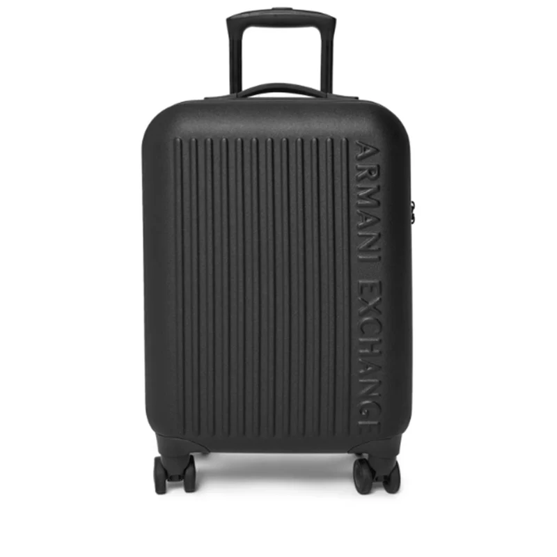 Trolley Cabina Rigido 4 Ruote ARMANI EXCHANGE colore Nero