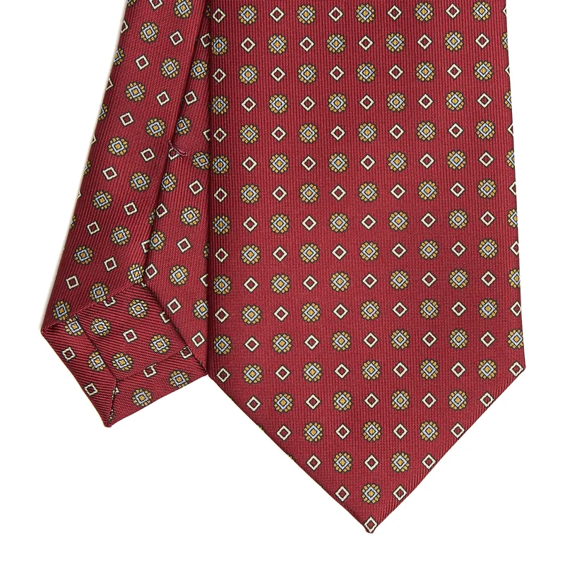BURGUNDY SARTORIAL CLASSIC SILK TIE