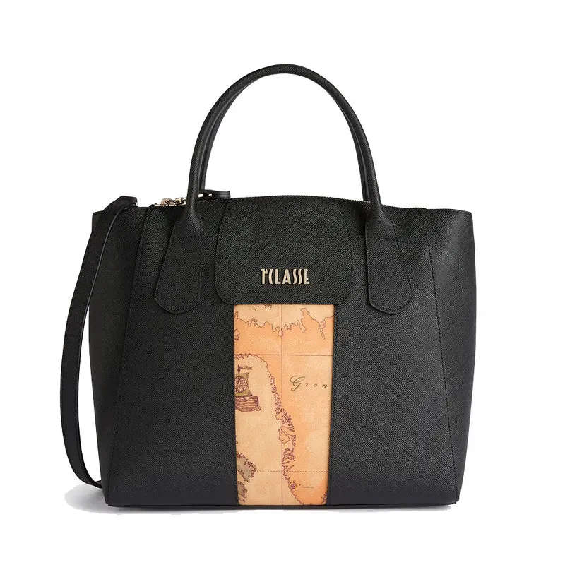 Borsa Donna Grande a Mano 1A Classe Alviero Martini linea Windy City Nero LD25