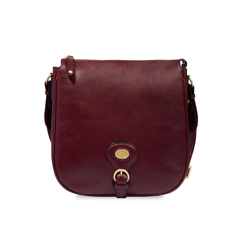 Borsa Tracolla in Pelle Donna con Chiusura Zip