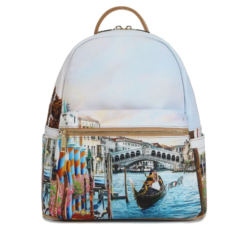 Zaino Donna Piccolo Y NOT YES-380 stampa Dream in Venice